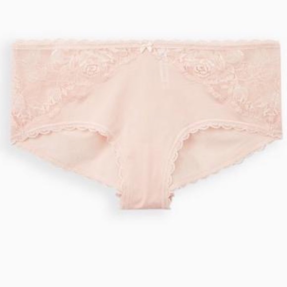 Torrid Breast Cancer Awareness Cheeky Panty - Microfiber Pink - Picture 2 of 5